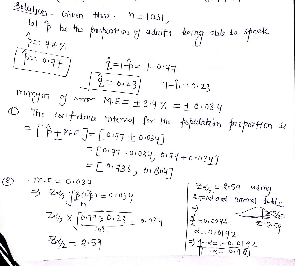 Statistics homework question answer, step 1, image 1